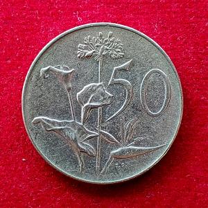 South Africa 50 Cents 1966 Coin