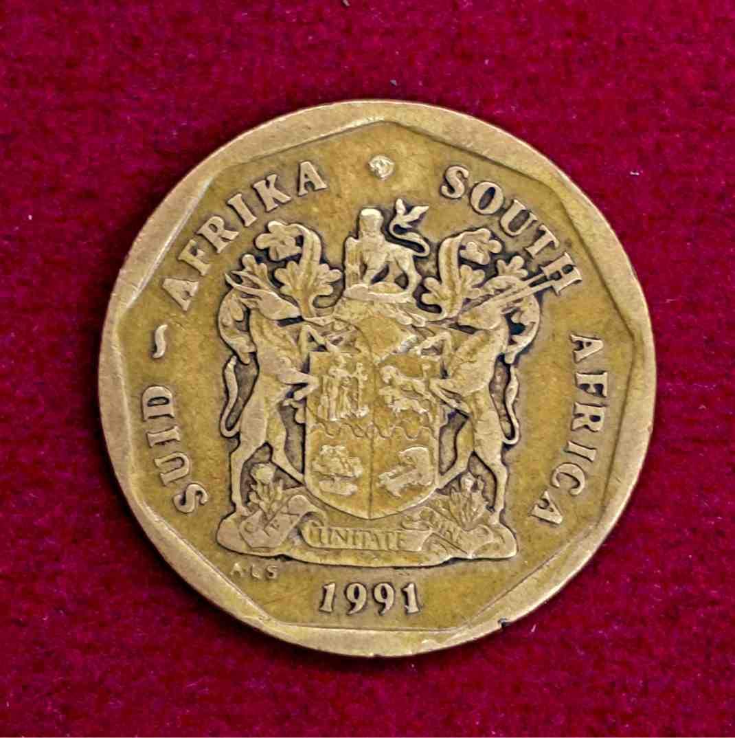 South Africa 50 Cents SUID-AFRIKA - SOUTH AFRICA 1991 Coin