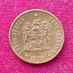 South Africa ½ Cent SOUTH AFRICA - SUID-AFRIKA 1970 Coin