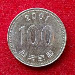 South Korea 100 Won 2001 Coin