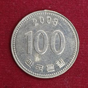 South Korea 100 Won 2008 Coin