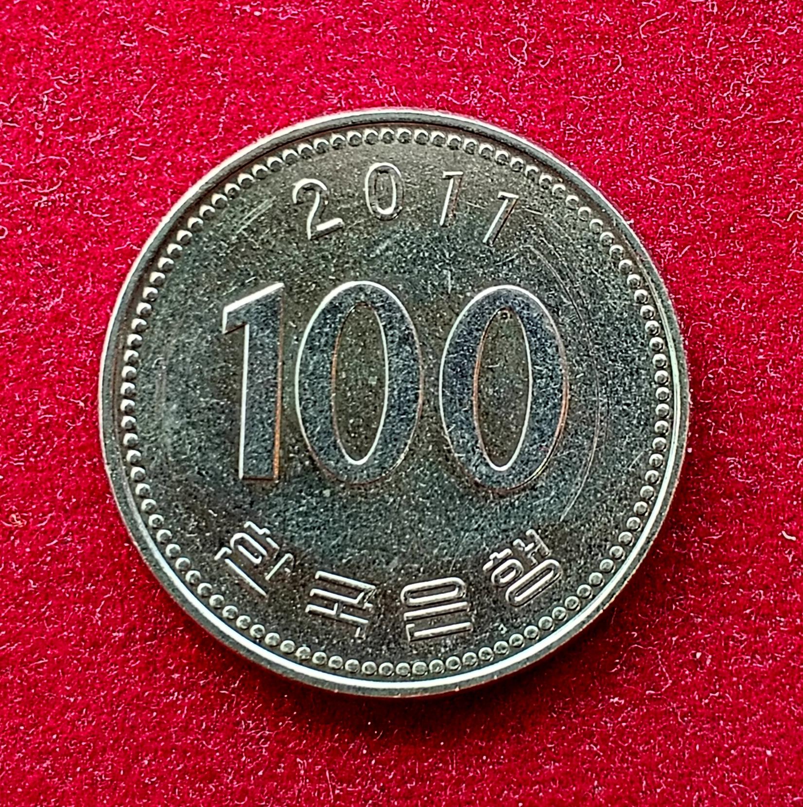 South Korea 100 Won 2011 Coin