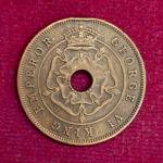 Southern Rhodesia (Zimbabwe) 1 Penny - George VI 1942 Coin