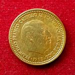 Spain 1 Peseta - Francisco Franco 1953 Coin