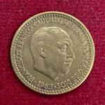Spain 1 Peseta - Francisco Franco 1963 Coin