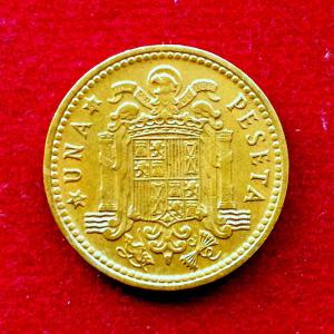 Spain 1 Peseta - Francisco Franco 1966 Coin