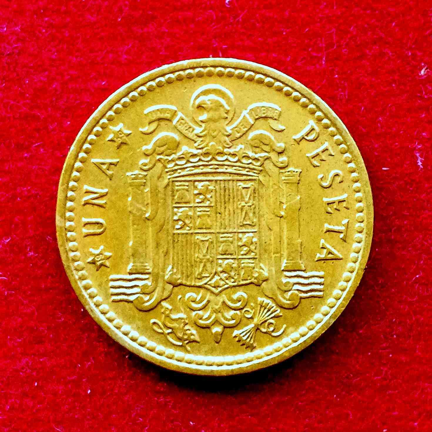 Spain 1 Peseta - Francisco Franco 1966 Coin