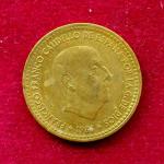 Spain 1 Peseta - Francisco Franco 1966 Coin