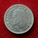 Spain 1 Peseta Juan Carlos I 1987 Coin
