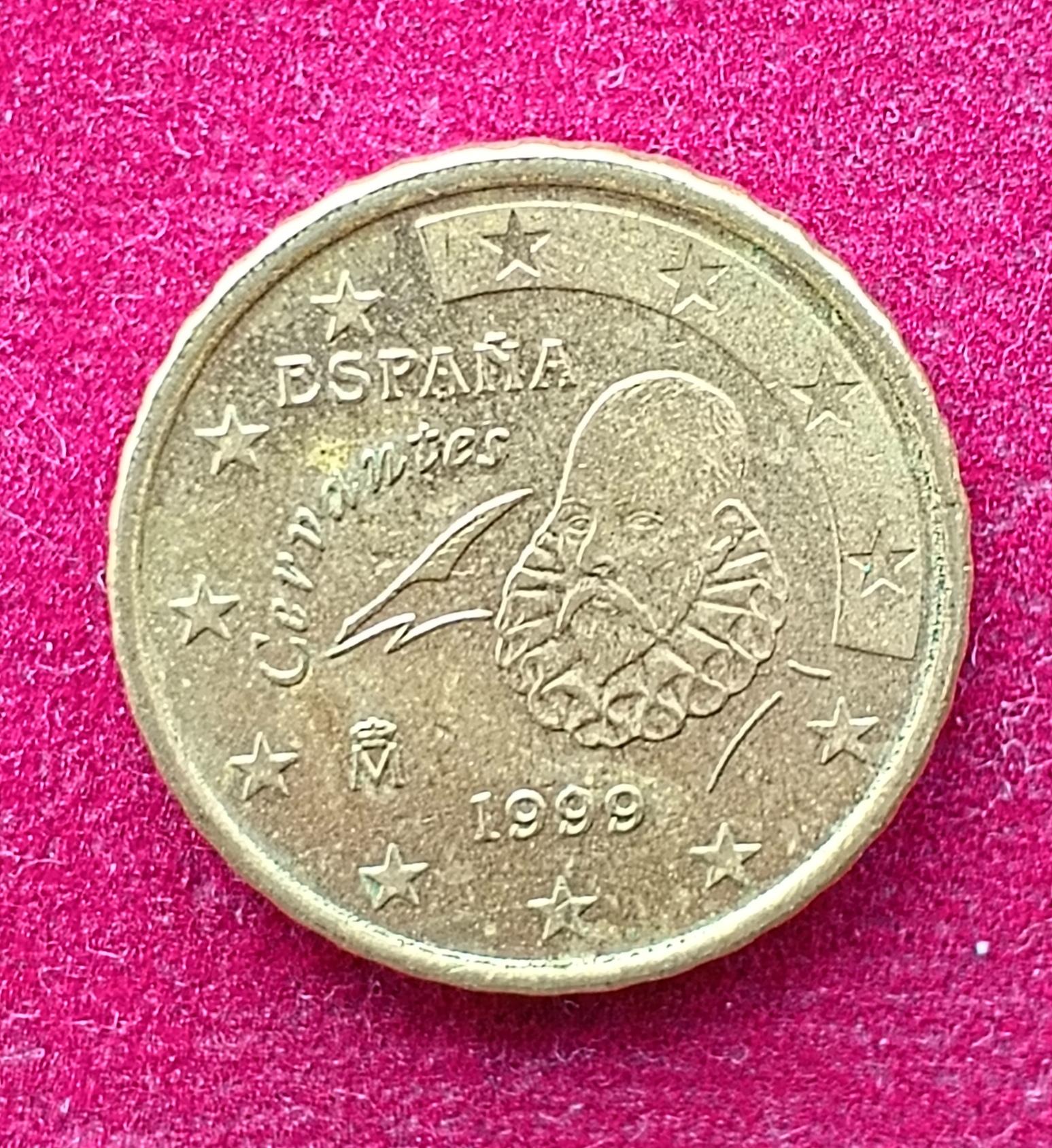 Spain 10 Euro Cent 2nd Map 1999 Coin