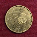 Spain 10 Euro Cent 2nd Map 2017 Coin