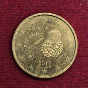 Spain 10 Euro Cent 2nd Map 2017 Coin
