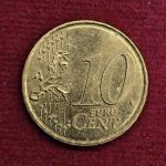 Spain 10 Euro Cent 2nd Map 2017 Coin