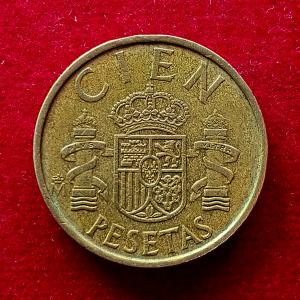 Spain 100 Pesetas Juan Carlos I 1983 Coin
