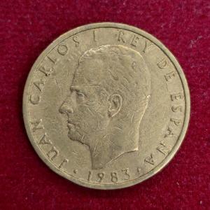 Spain 100 Pesetas Juan Carlos I 1983 Coin