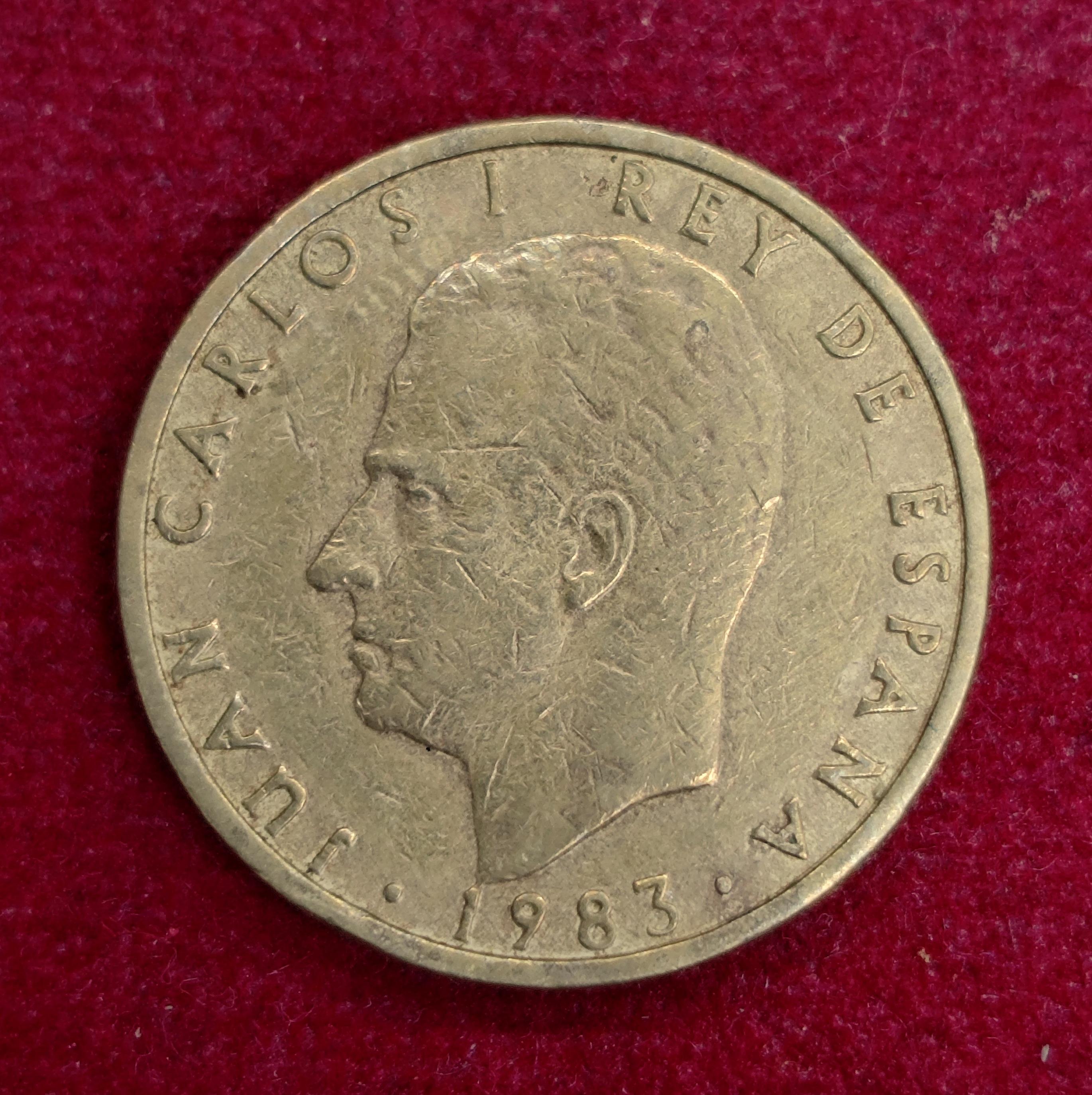 Spain 100 Pesetas Juan Carlos I 1983 Coin