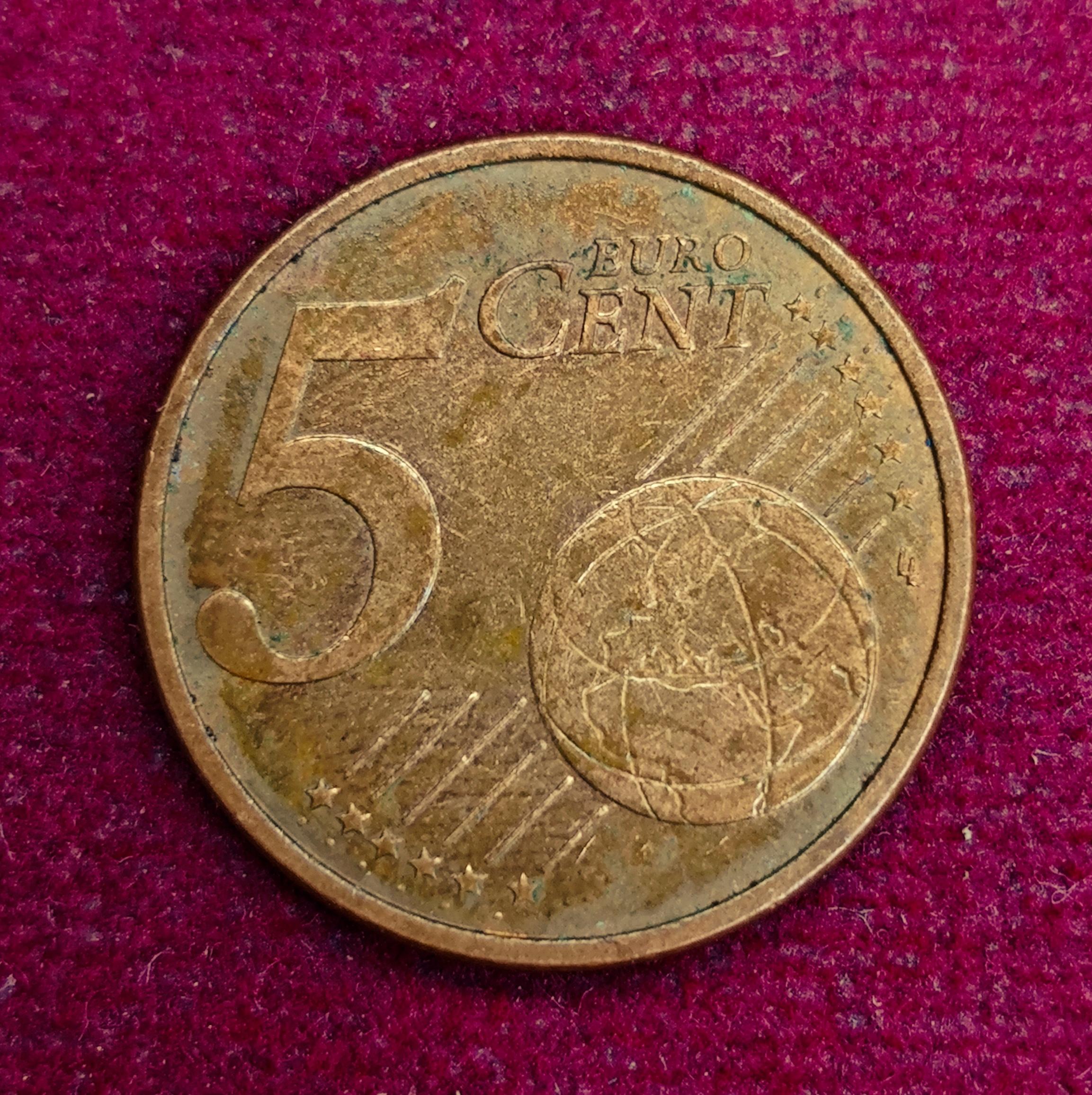 Spain 5 Euro Cent 2014 Coin