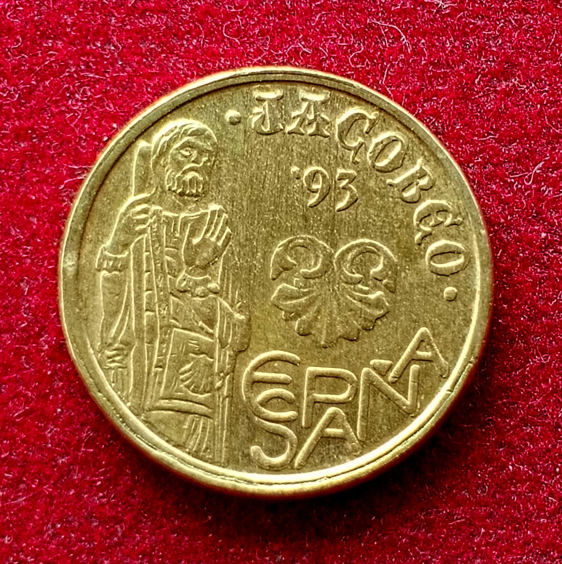 Spain 5 Pesetas Jacobeo 1993 Coin