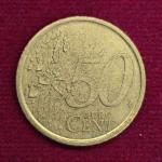 Spain 50 Euro Cent 1st map 2001 Coin