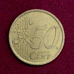 Spain 50 Euro Cent 1st map 2001 Coin