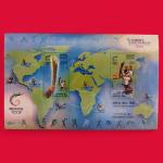 Stamp - India 2010 Queen Baton Relay Miniature Sheet