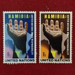 Stamp :- United Nations 10¢ & 18¢ “Namibia: United Nations Direct Responsibility” Stamps