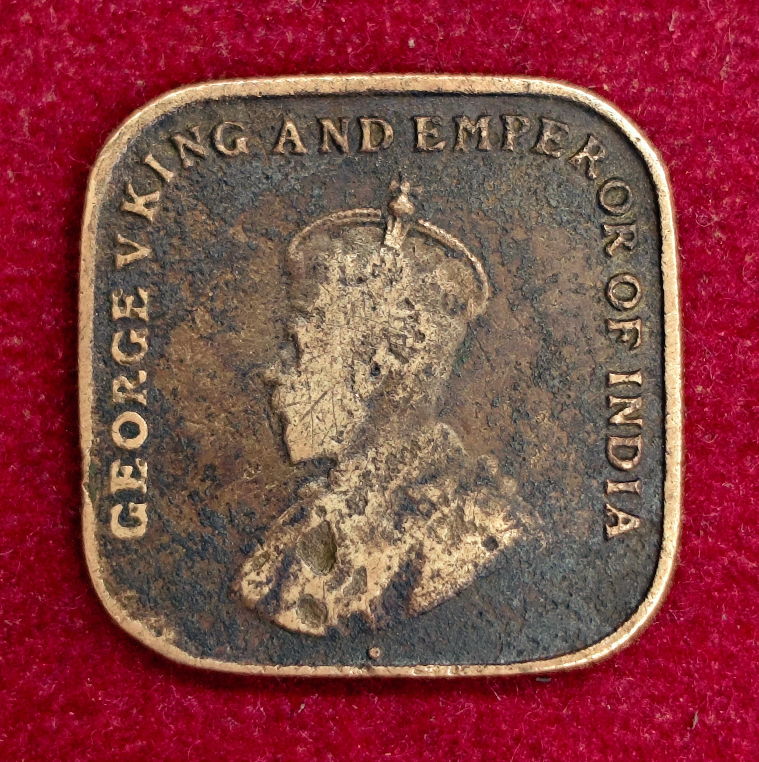 Straits Settlements (British Malaysia) 1 Cent George V 1920 Coin