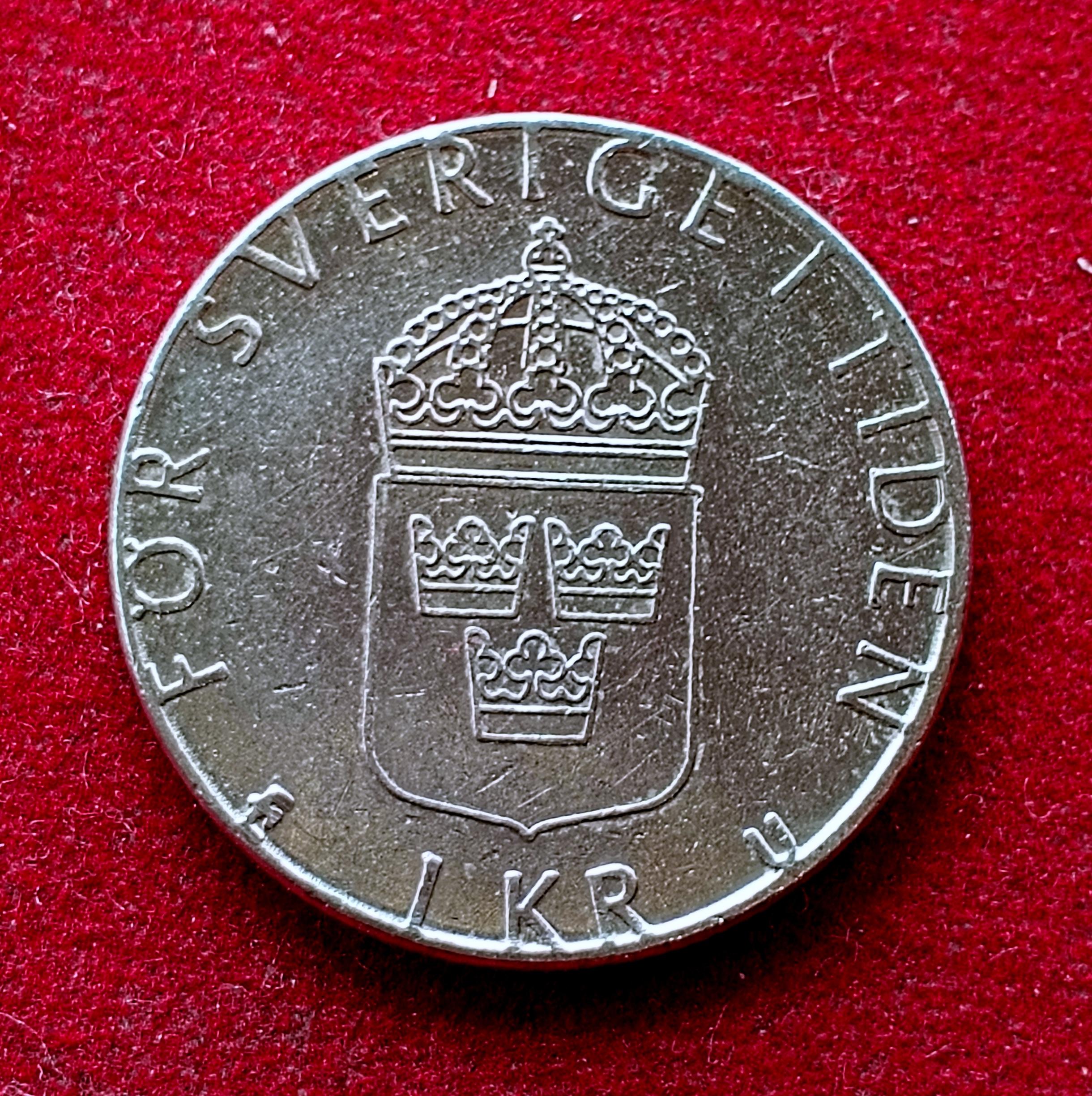 Sweden 1 Krona Carl XVI Gustaf 1979 Coin