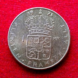 Sweden 1 Krona - Gustaf VI Adolf 1973 Coin