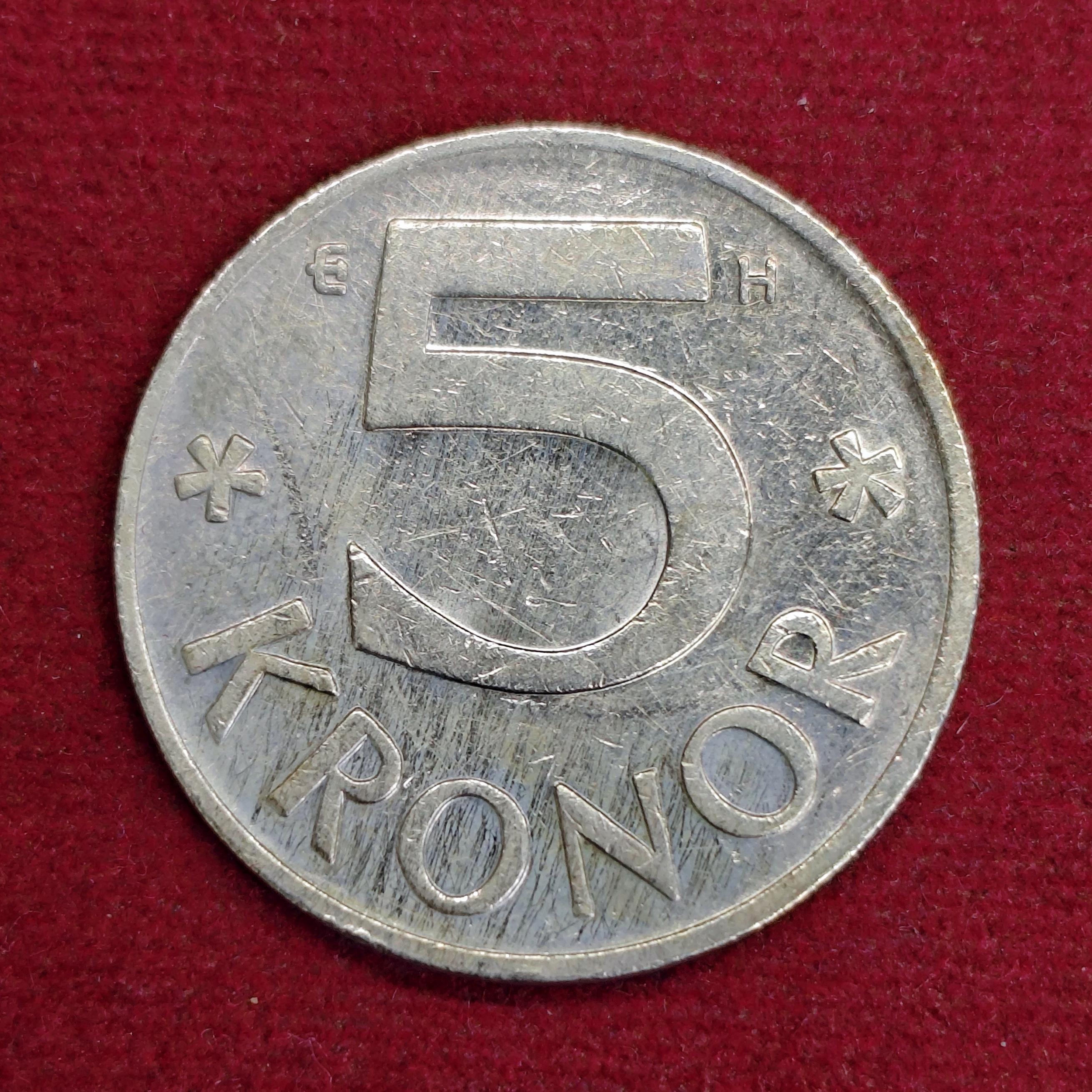Sweden 5 Kronor Carl XVI Gustaf 2003 Coin