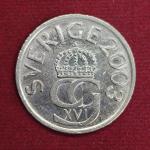 Sweden 5 Kronor Carl XVI Gustaf 2003 Coin