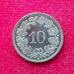 Switzerland 10 Rappen 2012 Coin
