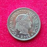 Switzerland 10 Rappen 2012 Coin
