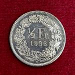 Switzerland 1/2 Franc Helvetia standing 1983 Coin