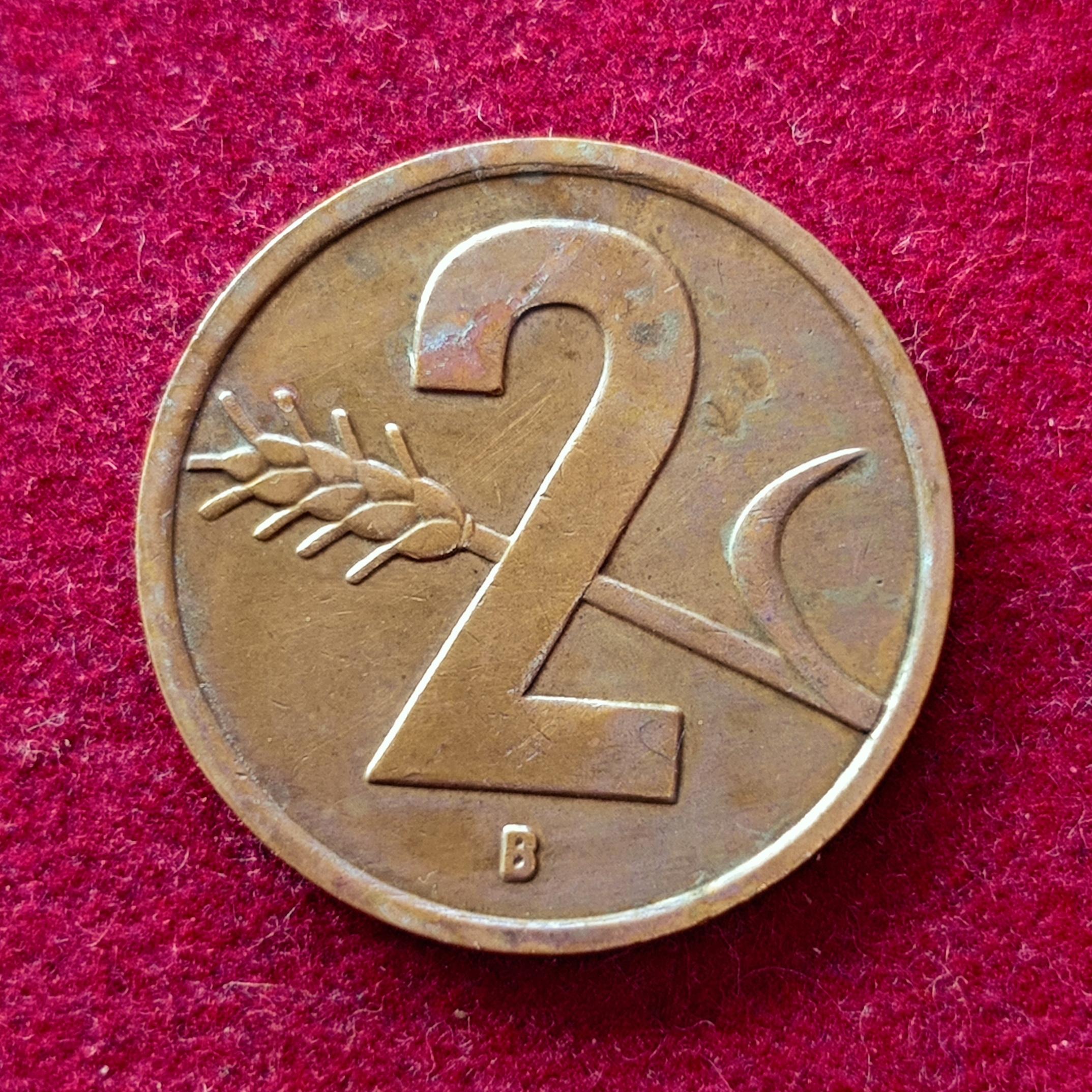 Switzerland 2 Rappen 1951 Coin