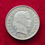 Switzerland 20 Rappen Libertas 1931 Coin