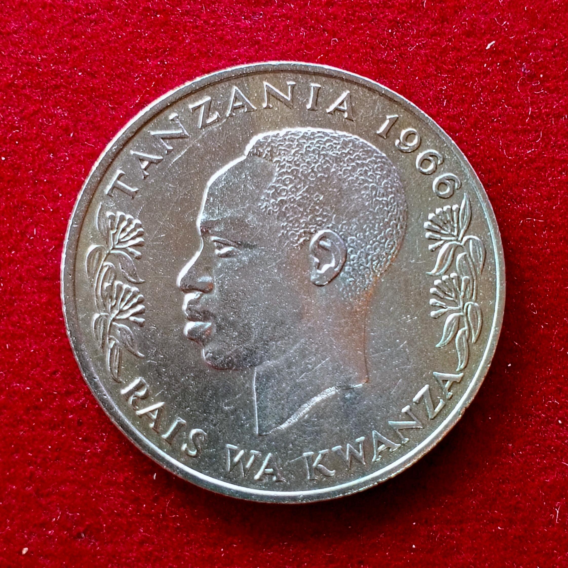 Tanzania 1 Shilingi 1966 Coin