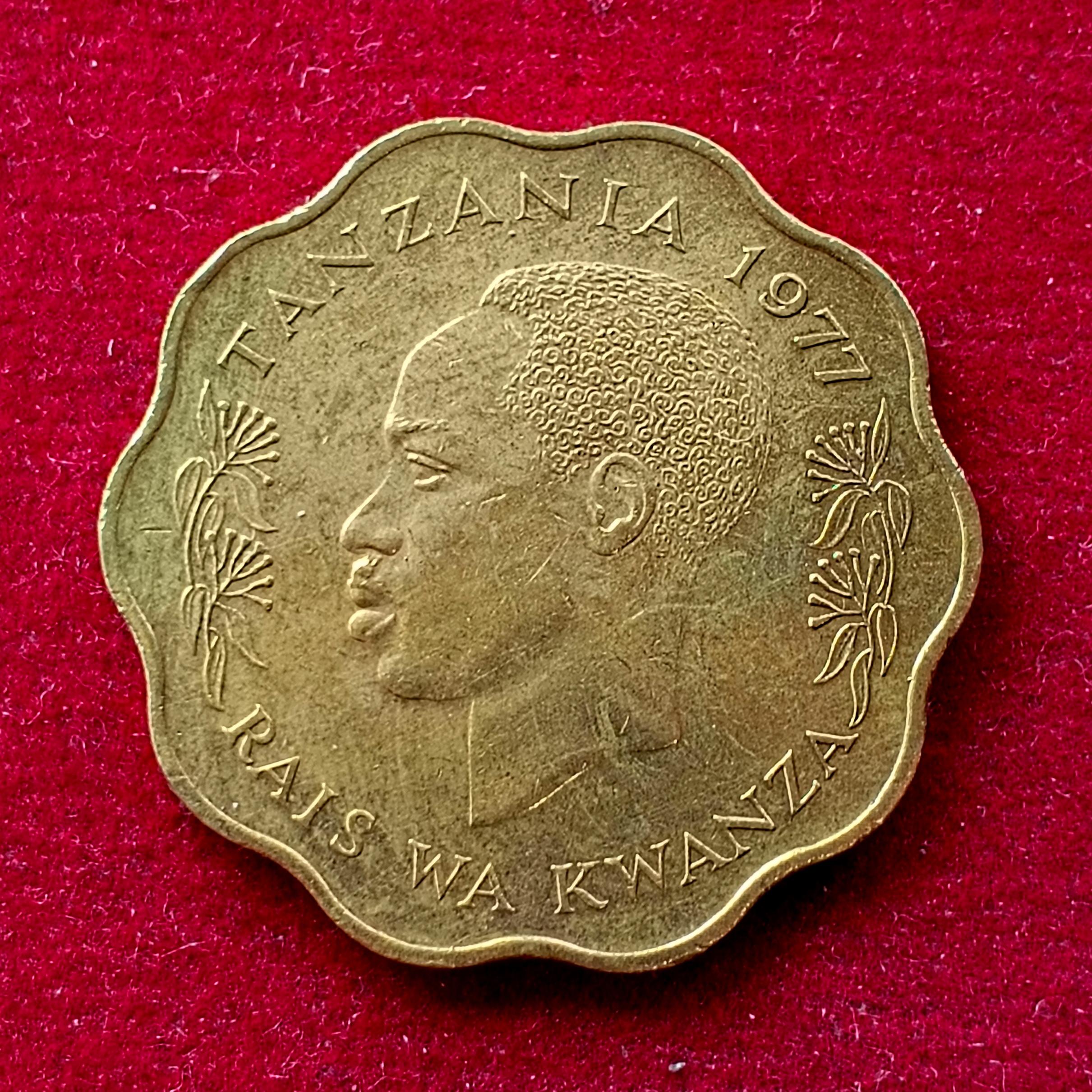 Tanzania 10 Senti 1977 Coin
