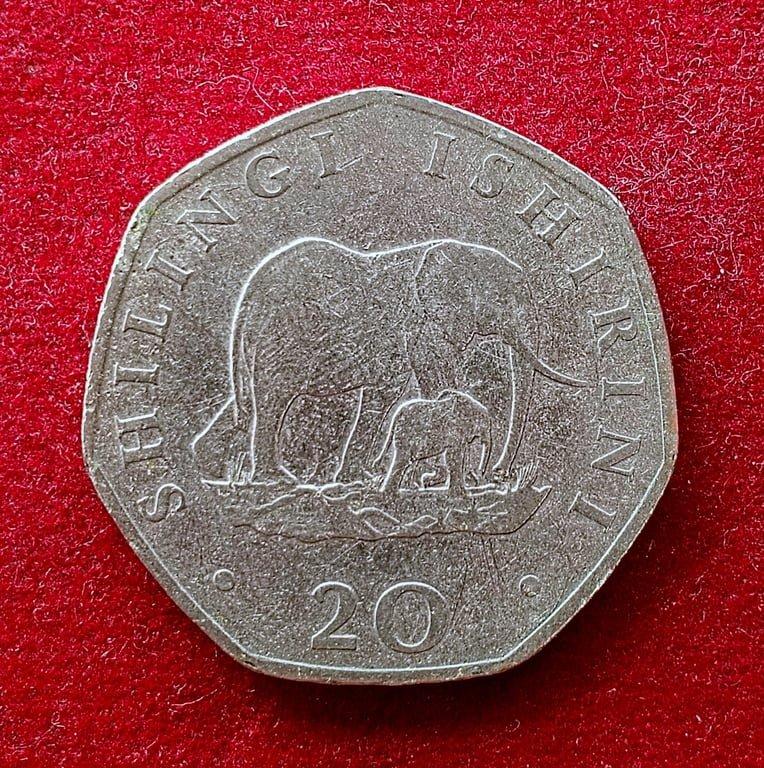 Tanzania 20 Shilingi 1992 Coin