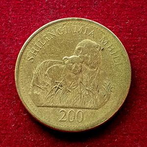 Tanzania 200 Shilingi 1998 Coin