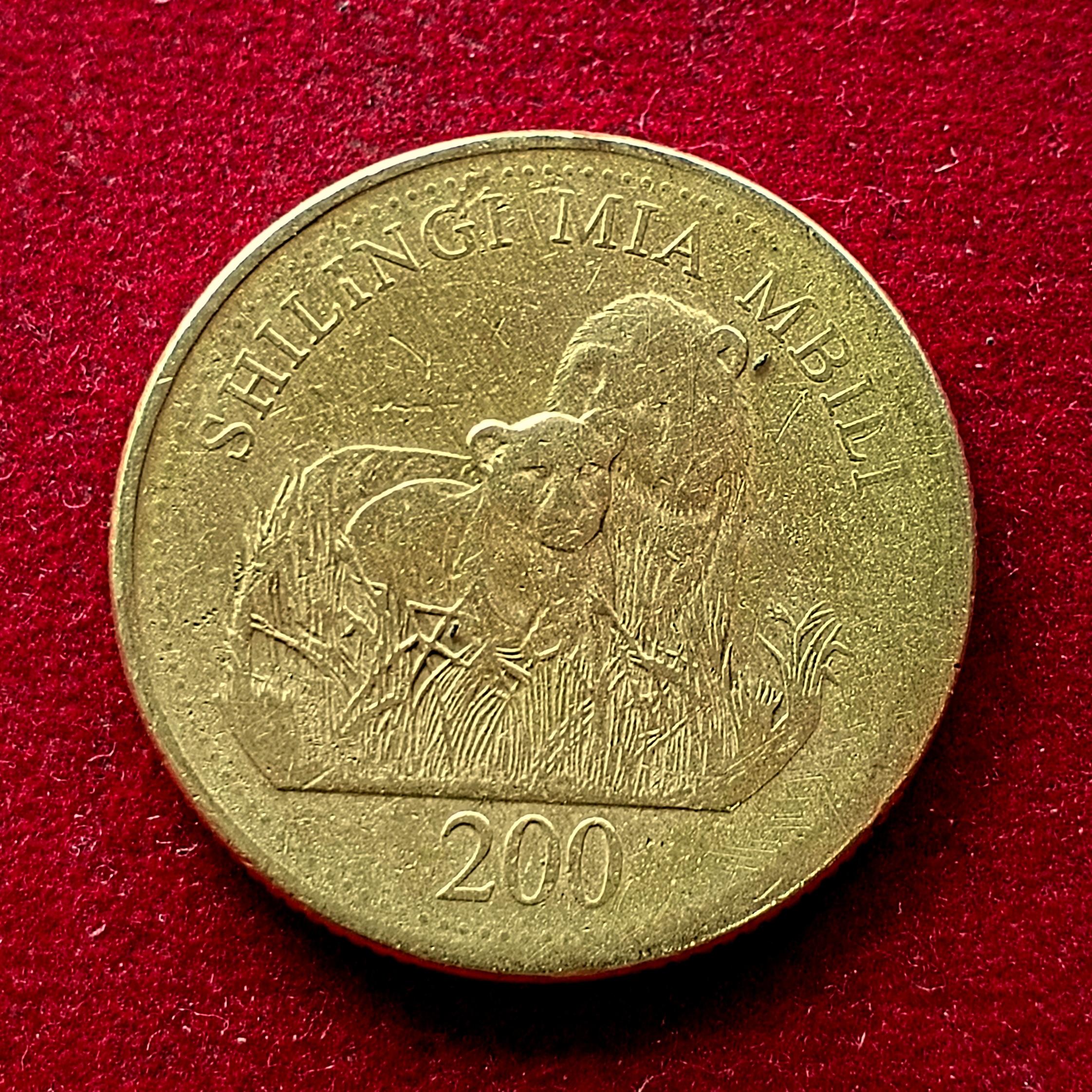 Tanzania 200 Shilingi 1998 Coin