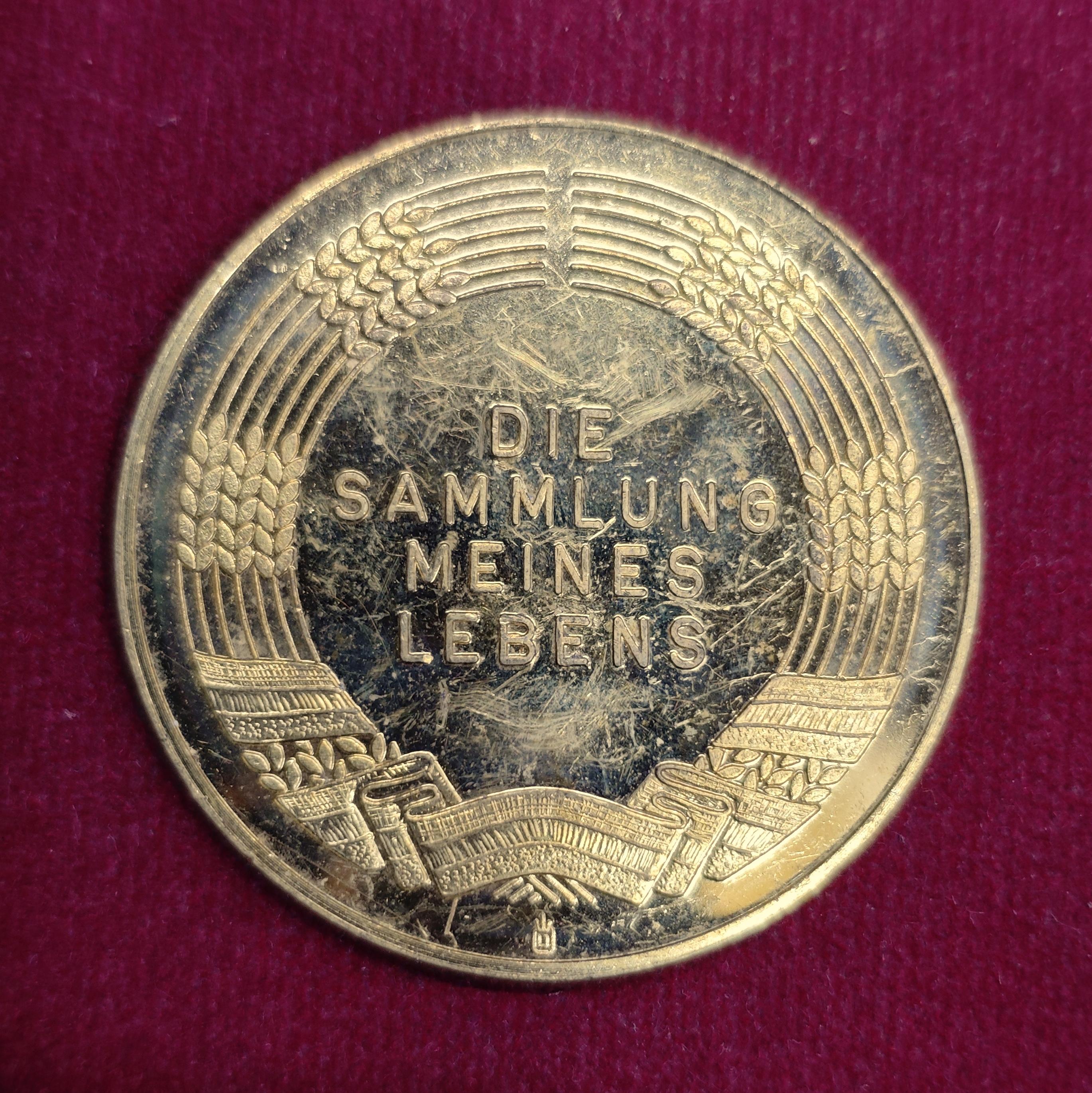 “The Collection of My Life” German Inscription Commemorative Medallion – Die Sammlung Meines Lebens 40mm)