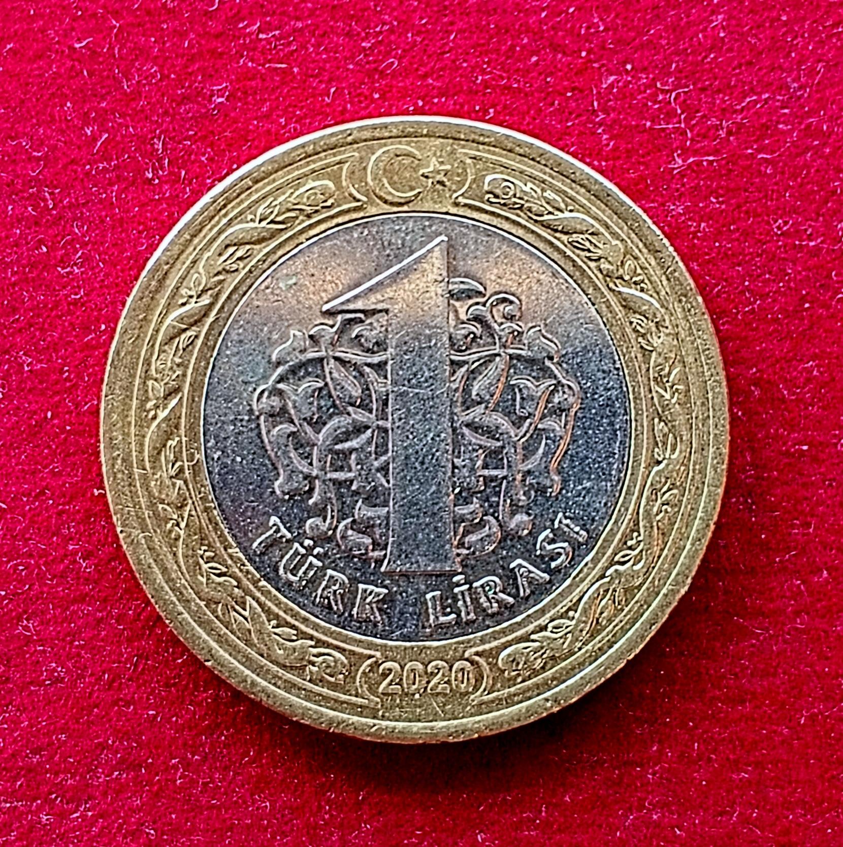 Turkey 1 Lira 2020 Coin