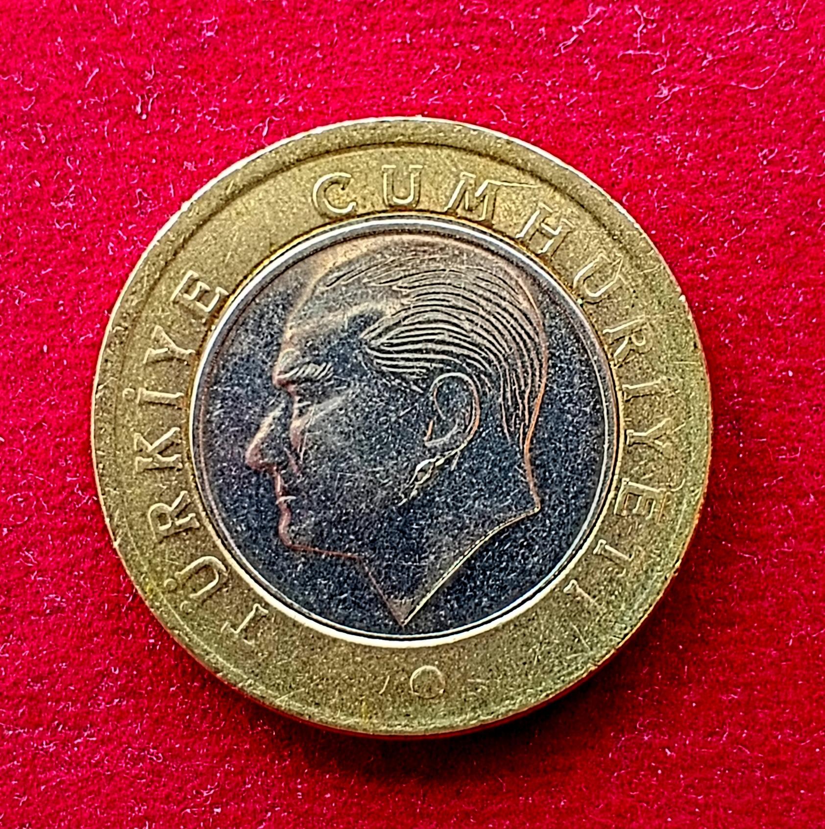 Turkey 1 Lira 2020 Coin