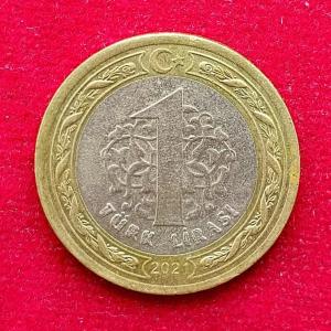 Turkey 1 Lira 2021 Coin