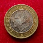 Turkey 1 Lira 2021 Coin