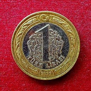Turkey 1 Lira 2022 Coin