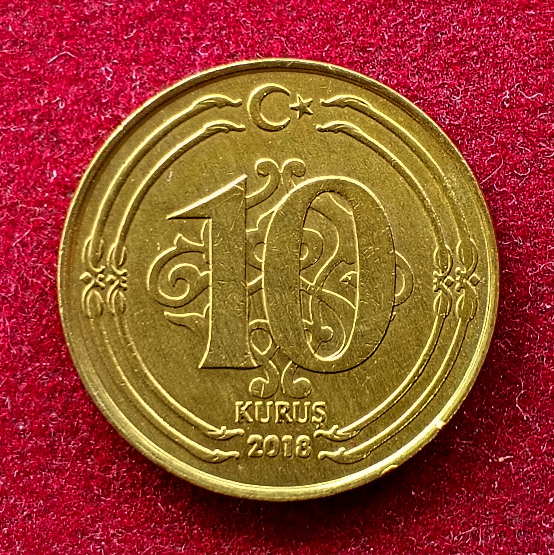 Turkey 10 Kurus 2018 Coin