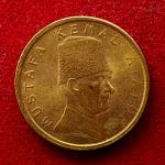 Turkey 100000 Lira 75th Anniversary of the Republic of Turkey 2000 Coin