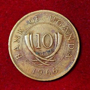 Uganda 10 Cents 1966 Coin
